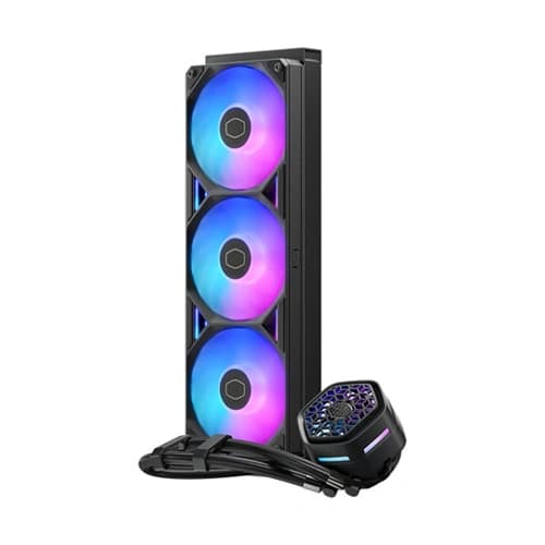 Cooler Master MasterLiquid Atmos II VRM Fan 360mm ARGB Fans Black CPU Liquid Cooler ( MLX-D36M-A25SZ-V1 ) Cooler Master MasterLiquid Atmos II VRM Fan 360mm ARGB Fans Black CPU Liquid Cooler ( MLX-D36M-A25SZ-V1 )
