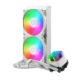 Cooler Master MasterLiquid Core Nex 240 ARGB AIO Liquid CPU Cooler – White