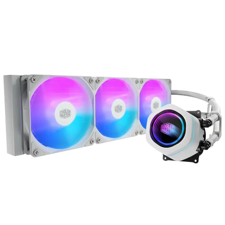 Cooler Master MasterLiquid Core NEX 360 ARGB Liquid CPU Cooler – White