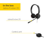 Jabra Evolve 20SE USB-A Wired On-Ear Headset with Microphone and Media Controls Jabra Evolve 20SE USB-A Wired On-Ear Headset with Microphone and Media Controls