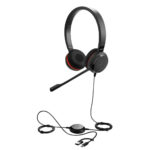 Jabra Evolve 30 II Stereo MS Headset with Noise‑Cancelling Microphone USB‑C/USB‑A Adapter
