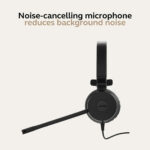 Jabra Evolve 30 II Stereo MS Headset with Noise‑Cancelling Microphone USB‑C/USB‑A Adapter
