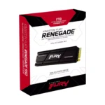 Kingston Fury Renegade 1TB PCIe 4.0 NVMe M.2 SSD (Aluminum Heatsink) [ SFYRSK/1000G ]