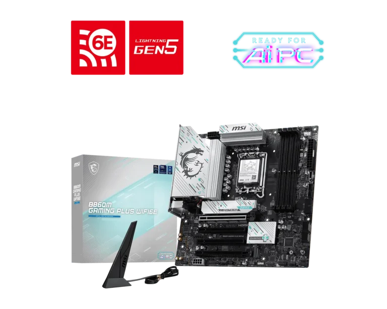 MSI B860M GAMING PLUS WIFI6E LGA 1851 m-ATX Motherboard