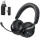 Portronics Muffs M7 Over Ear Headphone, USB-A & Type C Receiver, Detachable Boom Mic, 50H Playtime, Bluetooth V5.4, 40mm Driver (Black)-B0GV7PBNS5