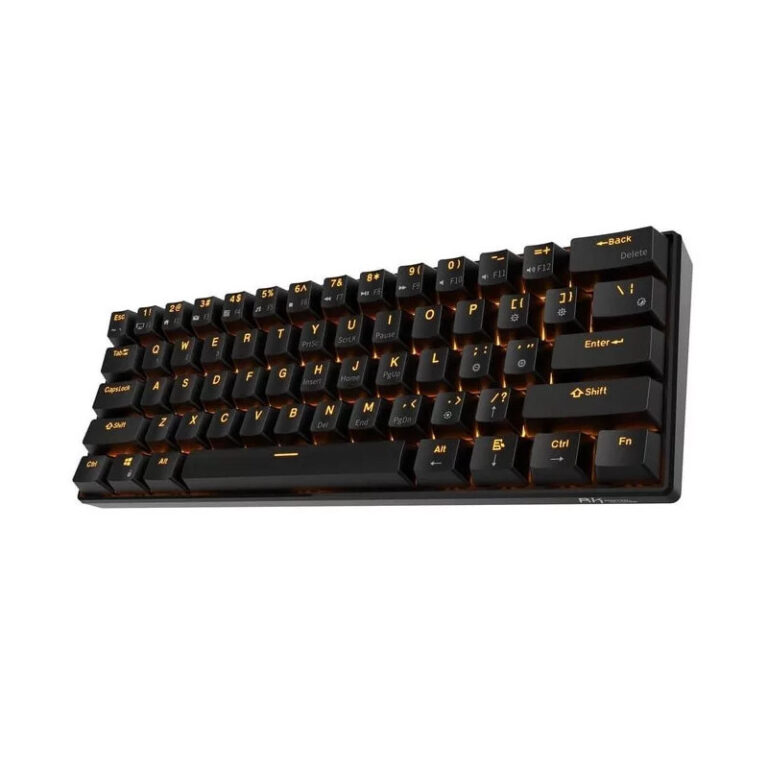 Royal Kludge RK61 60% Red Switch Wireless Mechanical Gaming Keyboard – Black