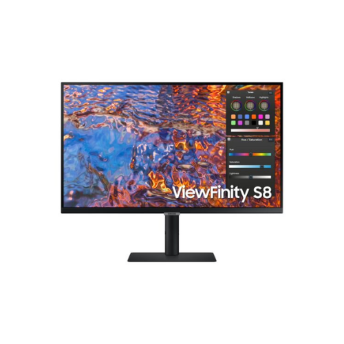 Samsung 27 Inch 4K UHD IPS Monitor with USB Type-C, HDR400 & Eye Comfort (LS27B800PXWXXL)