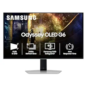 Samsung 27″ Odyssey G6 QHD Gaming Monitor 240Hz – LS27DG610SWXXL Samsung 27″ Odyssey G6 QHD Gaming Monitor 240Hz – LS27DG610SWXXL