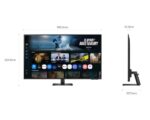 Samsung M7 43 Inch 4K UHD Smart Monitor 60Hz with VA Panel (LS43FM700UWXXL)