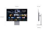 Samsung M9 32 Inch 4K QD-OLED 165Hz Vision AI Smart Monitor with Smart TV Apps – LS32FM900SWXXL