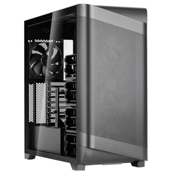 SilverStone SETA A2 High Airflow E ATX Mid Tower PC Case with Tempered Glass