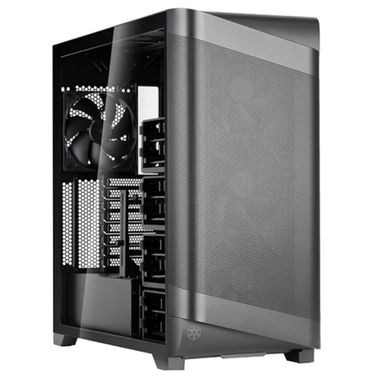 SilverStone SETA A2 High Airflow E ATX Mid Tower PC Case with Tempered Glass