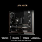 Thermalright TR A70 ARGB ATX Three-Sided Column Gaming Cabinet - Image 7