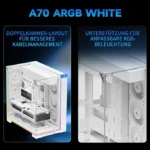 Thermalright TR A70 ARGB White Modular High Airflow For Superior Cooling PC Cabinet - Image 5