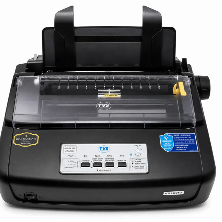 TVS Electronics MSP250 Star Dot Matrix Printer for Bills & Invoices