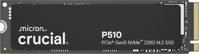 Crucial P510 2TB PCIe Gen5 NVMe M.2 SSD